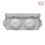 Коробка распределительная КМР-030-031 85х85х40 IP55 с крышкой для прямого монтажа 8 мембранных вводов сер. EKF plc-kmr-030-031 — изображение 4