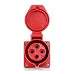 Розетка наружн. уст. 32А 380В 3P+РЕ IP44 (124) EKF ps-124-32-380 — изображение 4
