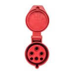 Розетка кабельная 16А 380В 3P+РЕ IP44 (214) EKF ps-214-16-380 — изображение 7