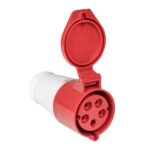 Розетка кабельная 16А 380В 3P+РЕ+N IP44 (215) EKF ps-215-16-380 — изображение 4
