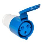 Розетка кабельная 32А 220В 2P+E IP44 (223) EKF ps-223-32-220 — изображение 6
