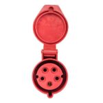 Розетка кабельная 32А 380В 3P+РЕ+N IP44 (225) EKF ps-225-32-380 — изображение 2