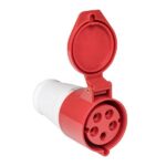 Розетка кабельная 32А 380В 3P+РЕ+N IP44 (225) EKF ps-225-32-380 — изображение 3