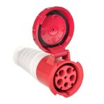 Розетка кабельная 63А 380В 3P+РЕ+N IP67 (235) EKF ps-235-63-380 — изображение 6