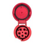 Розетка кабельная 63А 380В 3P+РЕ+N IP67 (235) EKF ps-235-63-380 — изображение 3