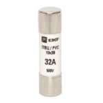 Вставка плавкая цилиндрическая ПВЦ 10х38 32А EKF pvc-10x38-32 — изображение 2