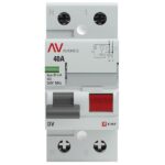 Выключатель дифференциального тока (УЗО) 2п 40А 30мА тип AC DV AVERES EKF rccb-2-40-30-ac-av — изображение 2