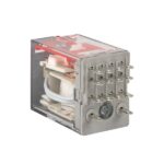 Реле промежуточное RPAt 22/4 5А 230В AC с кнопкой и мех. индикацией AVERES EKF rpat-22-4-230AC — изображение 4