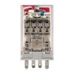 Реле промежуточное RPAt 22/4 5А 230В AC с кнопкой и мех. индикацией AVERES EKF rpat-22-4-230AC — изображение 2