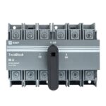Рубильник 3п 80А реверсивный с рукояткой управления для прямой установки TwinBlock EKF tb-s-80-3p-rev — изображение 3