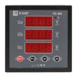 Вольтметр цифровой VD-963 на панель 96х96 трехфазный EKF vd-963 — изображение 9